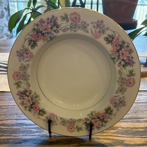 Noritake Roselane 8" Soup / Salad Bowl 5147 Made In Japan Floral China